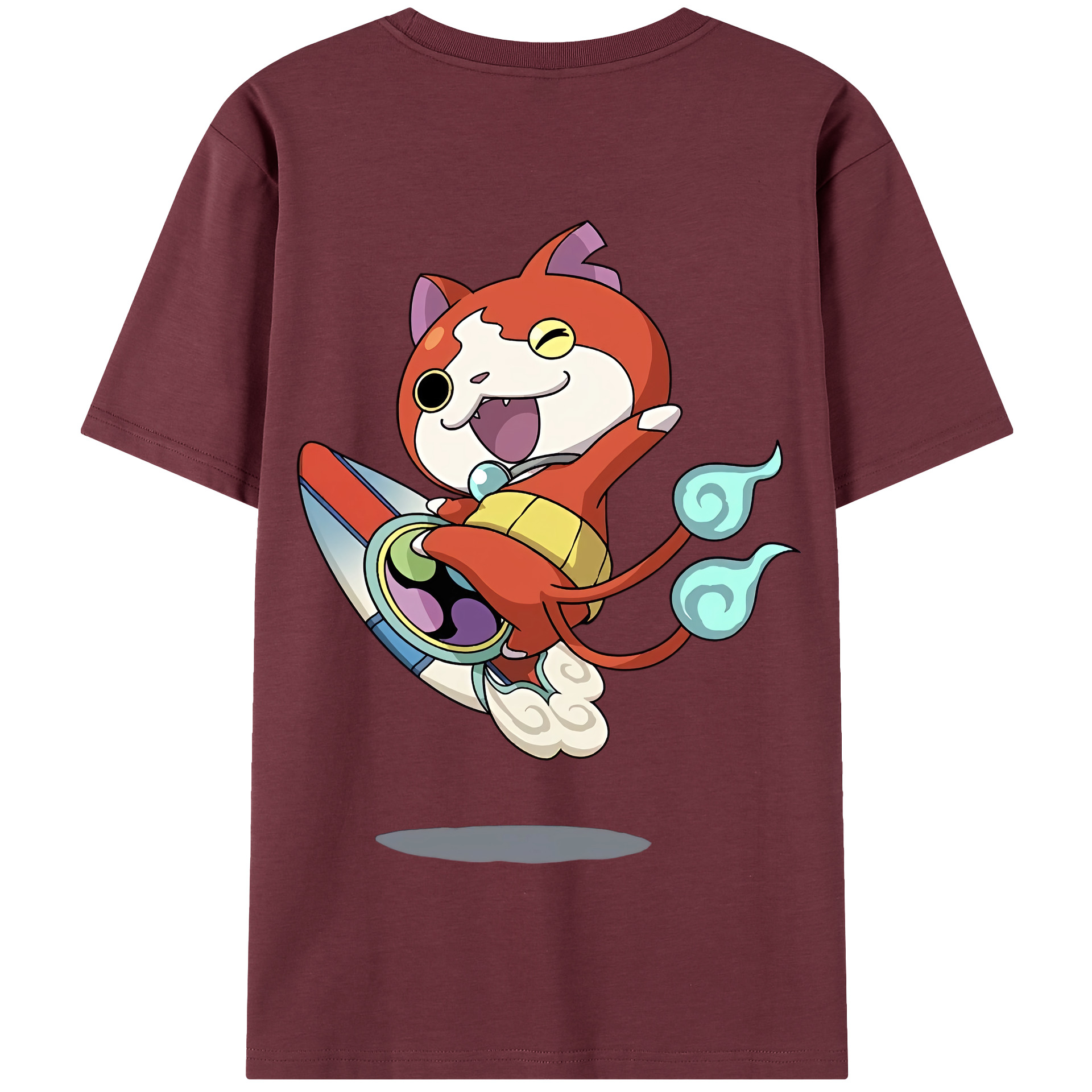 （画像用） 妖怪ウォッチ Yo-kai Watch 綿100％半袖Tシャツ（背面プリント）